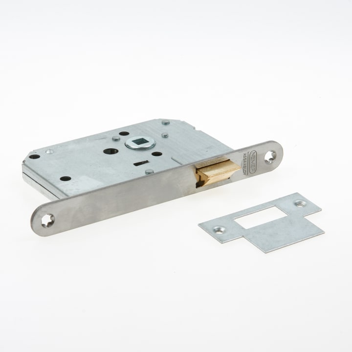 Nemef Loopslot type 1255/17-50 DIN links RVS voorplaat