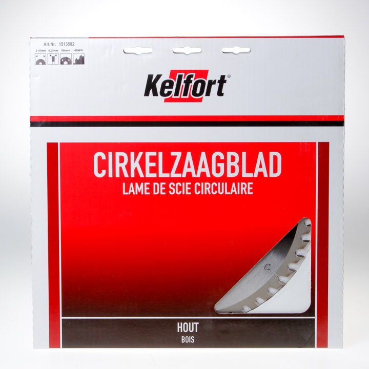 Cirkelzaagblad hardmetaal 48 tanden WS-UW diameter 315 x 3.2 x 30mm