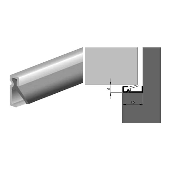 Luvema Nieuwbouwprofiel acrylbestendig 2.2 meter G4.725AR