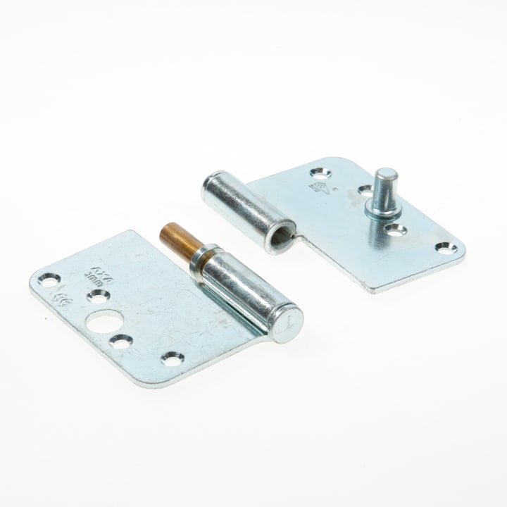 Axa Veiligheidskogelstiftpaumelle topcoat gegalvaniseerd ronde hoeken rechts 89 x 125 x 3mm SKG*** 1202-27-23/V4E