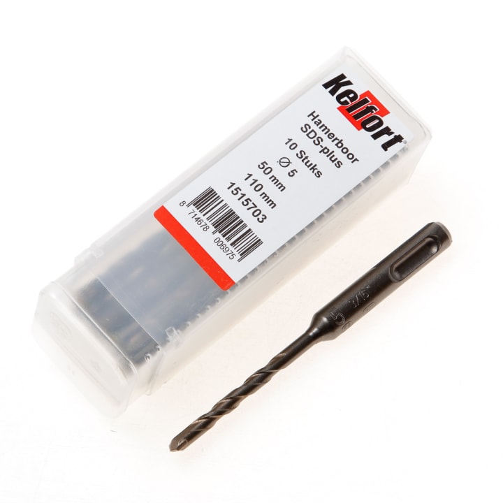 Hamerboor SDS-plus tenpack diameter 5 x 110/50mm