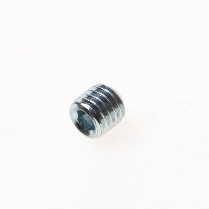 Stelschroef binnenzeskant kratereind m10 x 10mm
