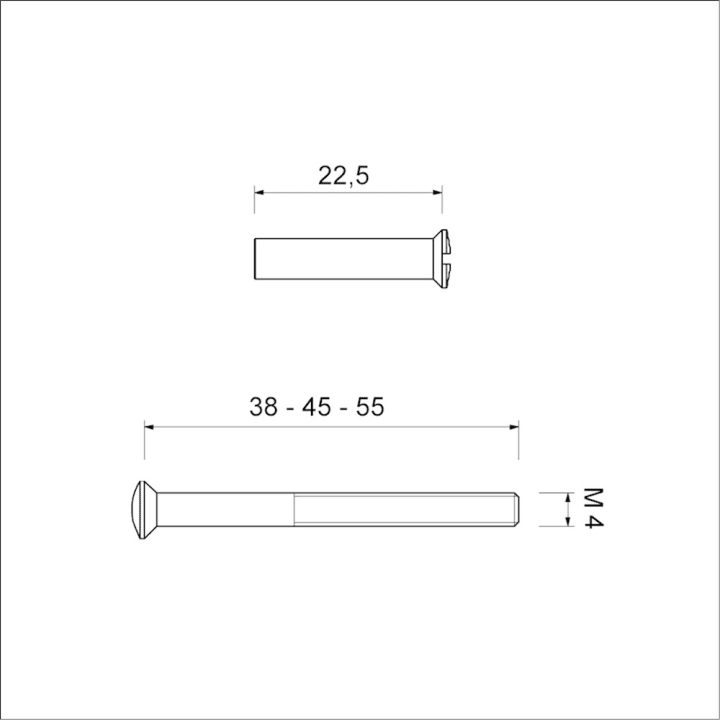 Ami patentbout compl.M4x38 zwart (2)