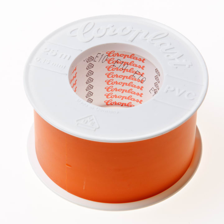 Corosplast 302 tape oranje 50mm x 25 meter