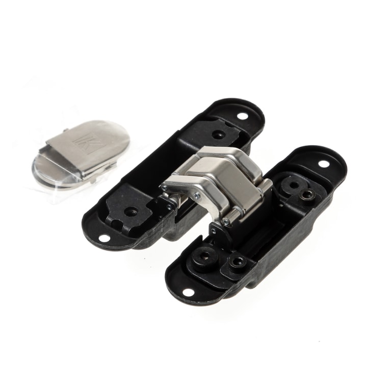 Atomika K8000 verborgen scharnier, kleur mat nikkel/F2, 30 minuten brandwerend, 60kg draagvermogen