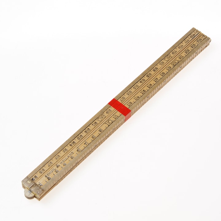 Schuil Duimstok schuil hout 100cm
