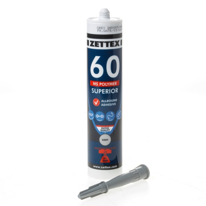 Zettex MS polymer grijs 290ml