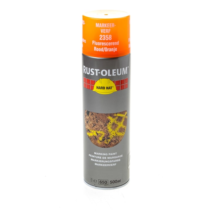 Rust-Oleum Hard Hat markeerverf rood 500ml