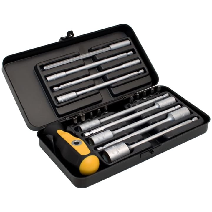 Ironside Soksleutel en bitset recht 20-delig