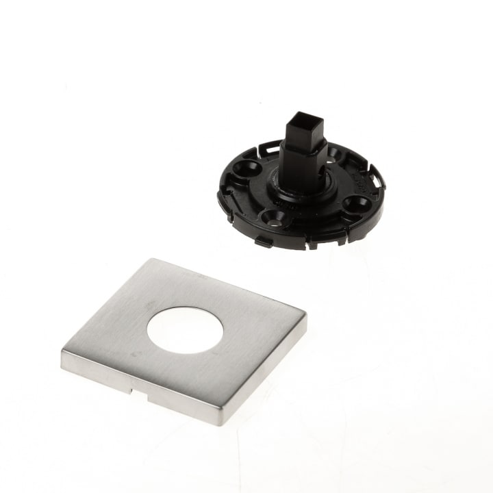 Krukrozet vierkant ASL roestvaststaal