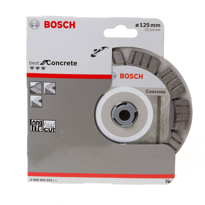 Diamantschijf droog Best for Concrete diameter 125 x asgat 22.2mm