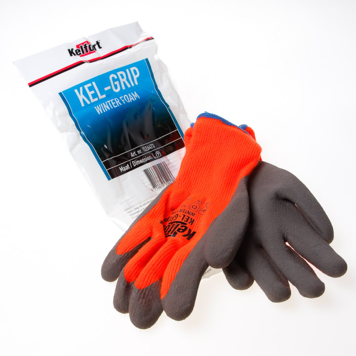 Handschoen kel-grip winter foam maat L(9)