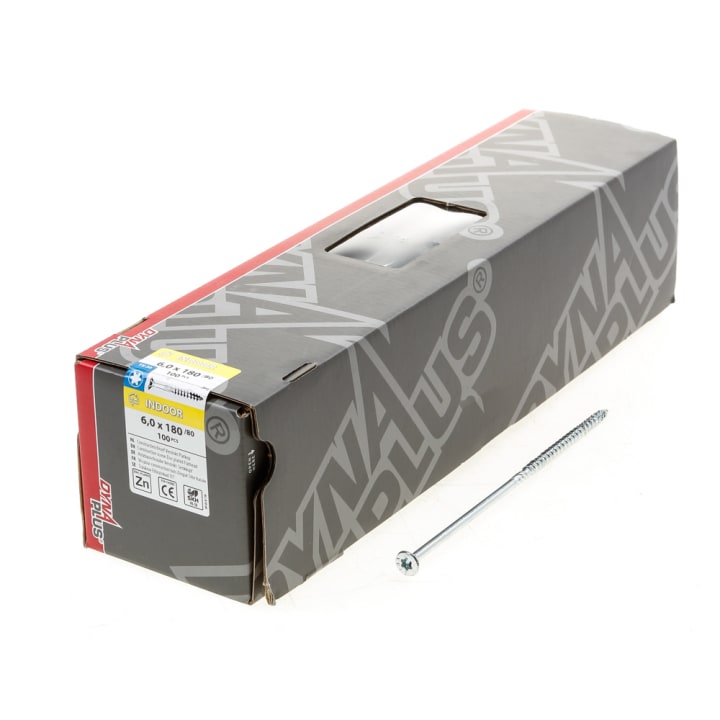 Dynaplus Constr.schroef Vz Pk +Snijpunt Tx-30 6.0X180/80