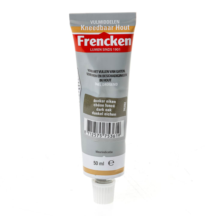 Frencken Kneedbaar hout donker eiken tube 50ml