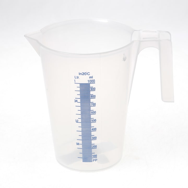 Maatbeker met maatindex 1 liter type 07062