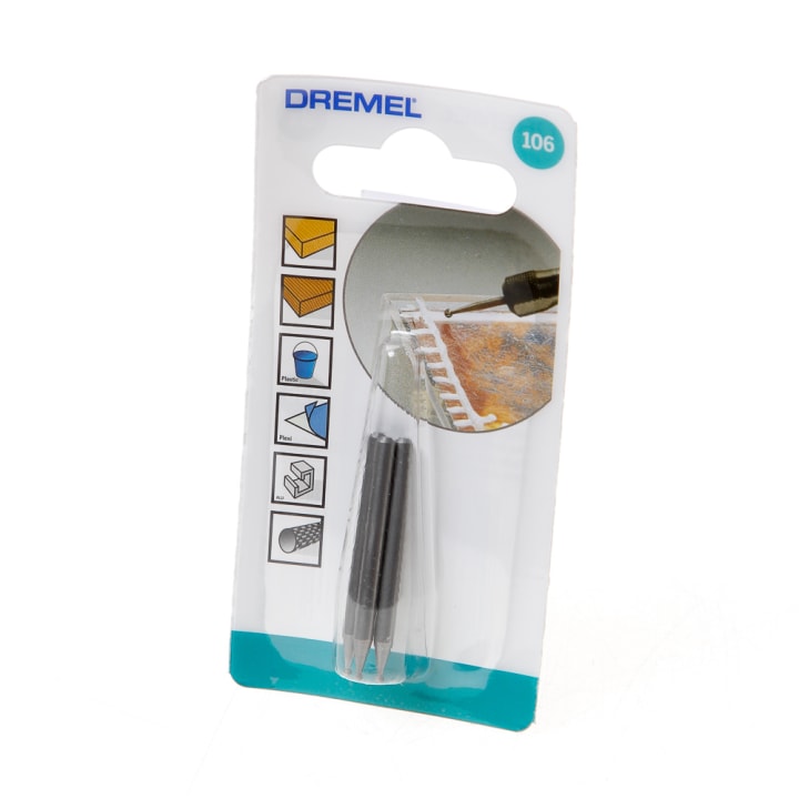 Dremel Graveerfrees 1.6mm 106 blister van 3 frezen