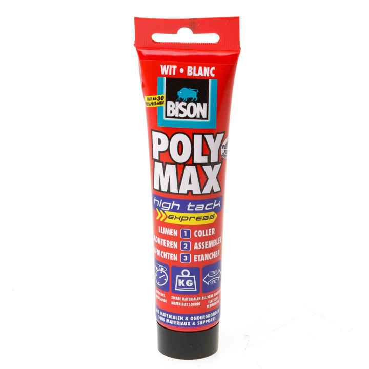 Poly Max high tack wit tube 165gr