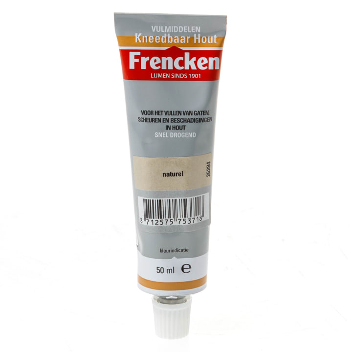 Frencken Kneedbaar hout naturel tube 50ml