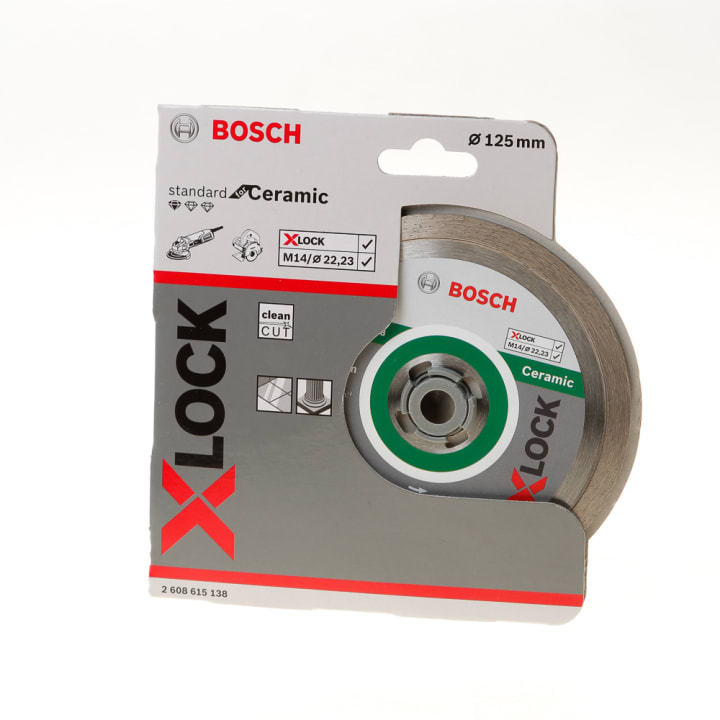 Diamantschijf Xlock stand.ceramic 125mm