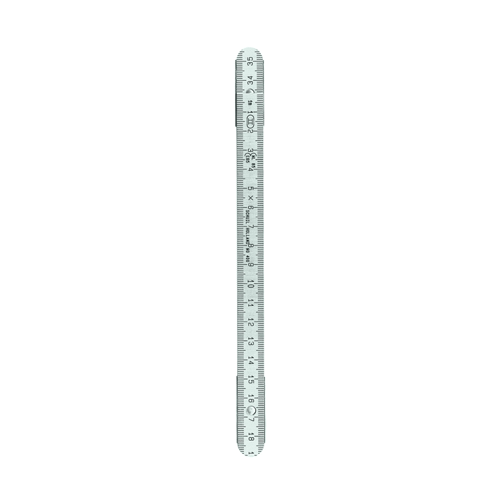 Duimstok alu blank 1m mm