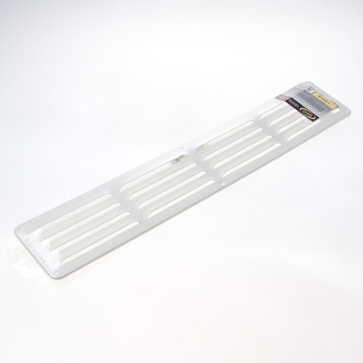 Gavo Schoepenrooster aluminium wit 49.5 x 9cm