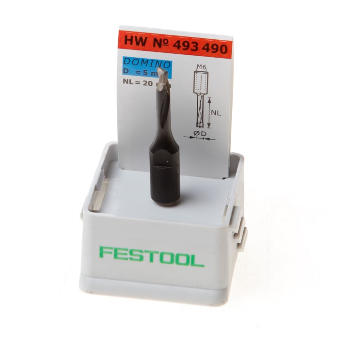 Festool Frees domino diameter 5 x lengte 20mm HW-DF500 493490