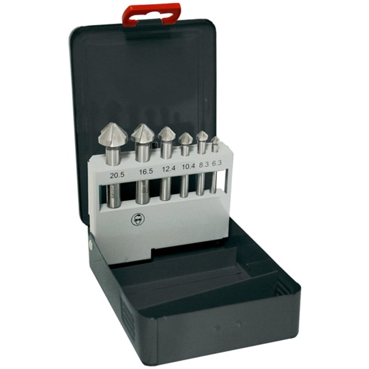 Verzinkborenset HSS 6-delig