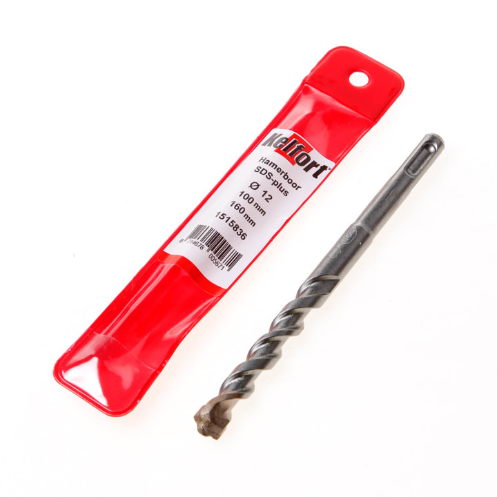Hamerboor SDS-plus diameter 12 x 160/100mm