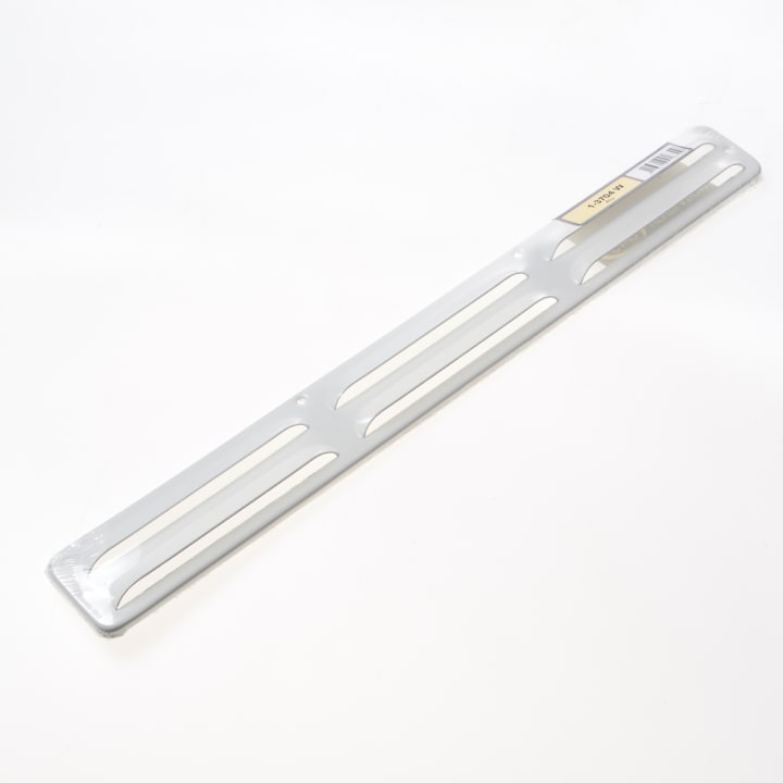 Gavo Schoepenrooster aluminium wit 37 x 4cm