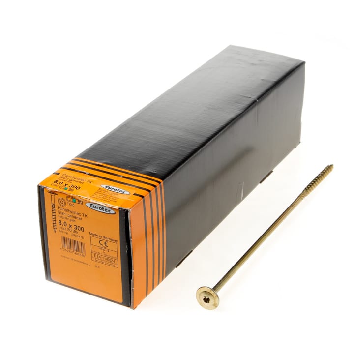 Eurotec Tellerkopschroef verzinkt T40 8 x 300mm 