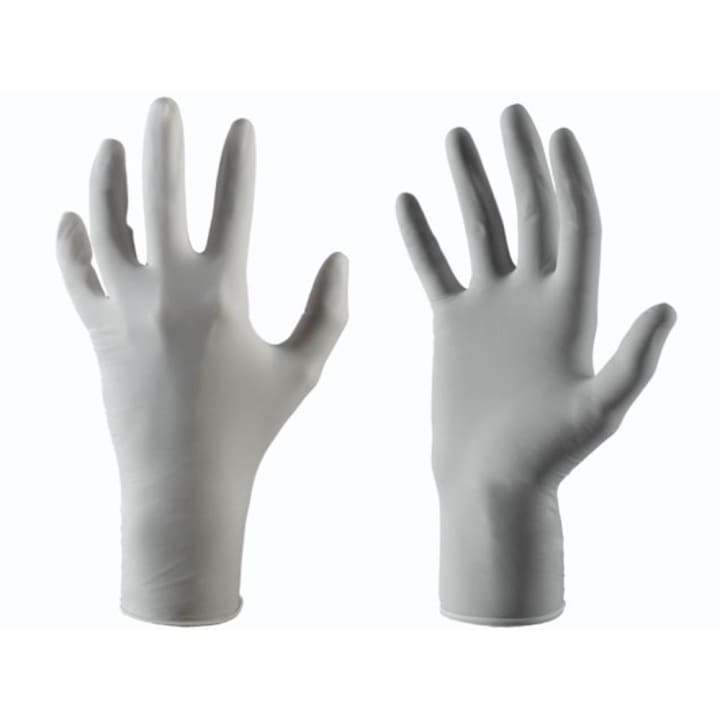 Handschoen latex wit gepoederd mt.10