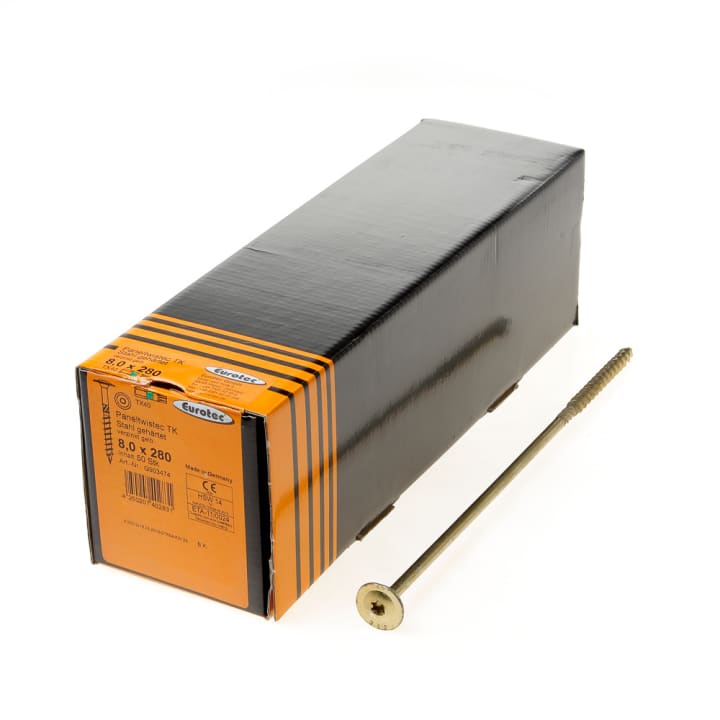Eurotec Tellerkopschroef verzinkt T40 8 x 280mm 