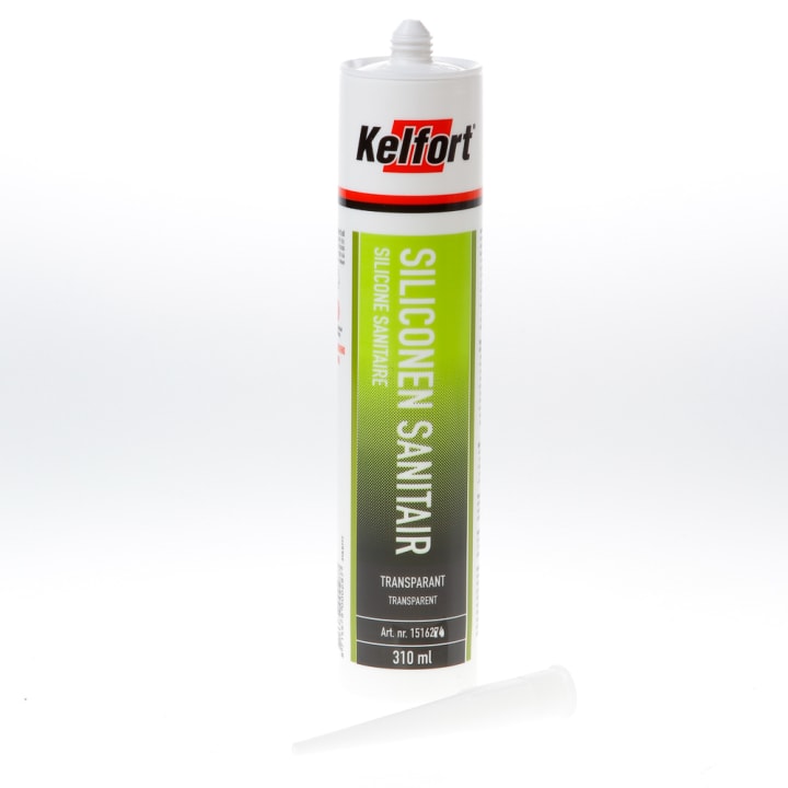 Siliconenkit sanitair transparant 310 ml