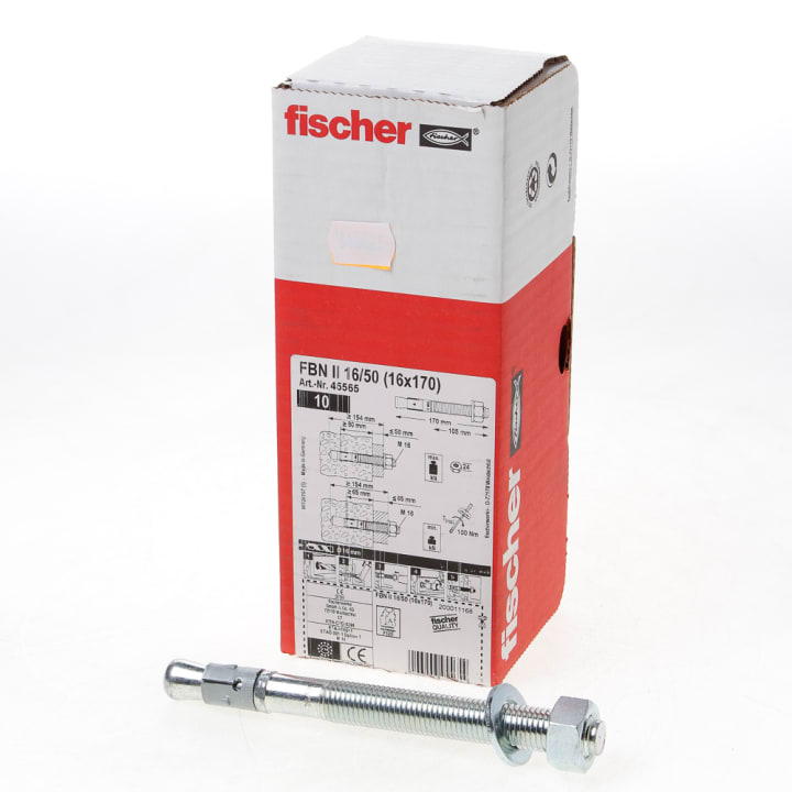 Fischer Snelbouwanker FBN II m16 x 170mm 16/50