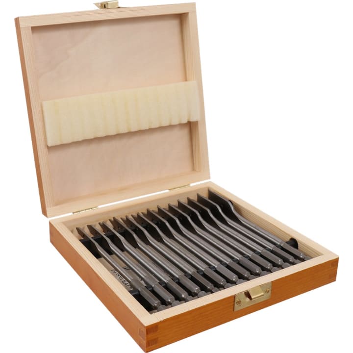 Speedboorset Kelfort 13 dlg. 6-25mm hout kist