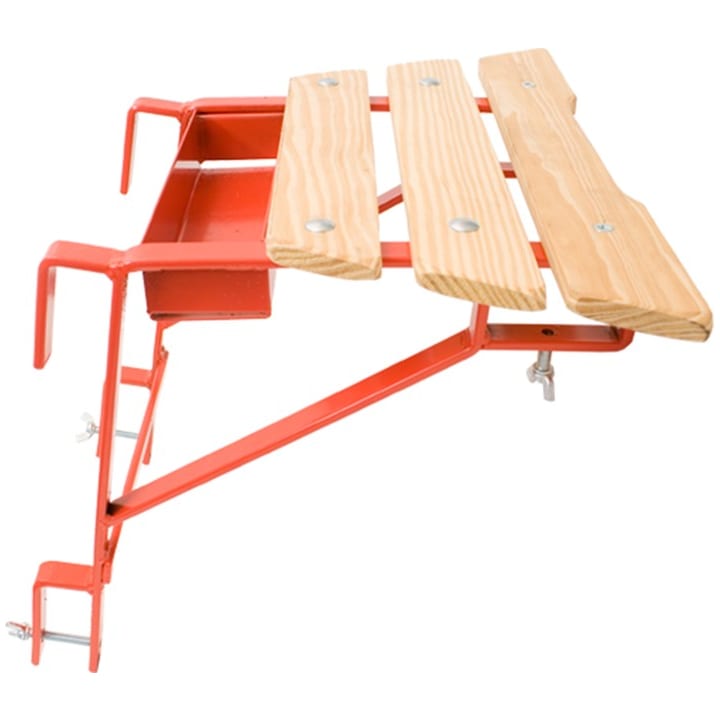 Muurladderafhouder + platformpje