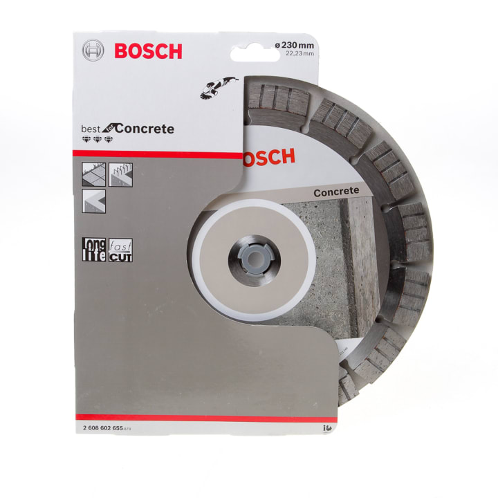 Diamantschijf droog Best for Concrete diameter 230 x asgat 22.2mm
