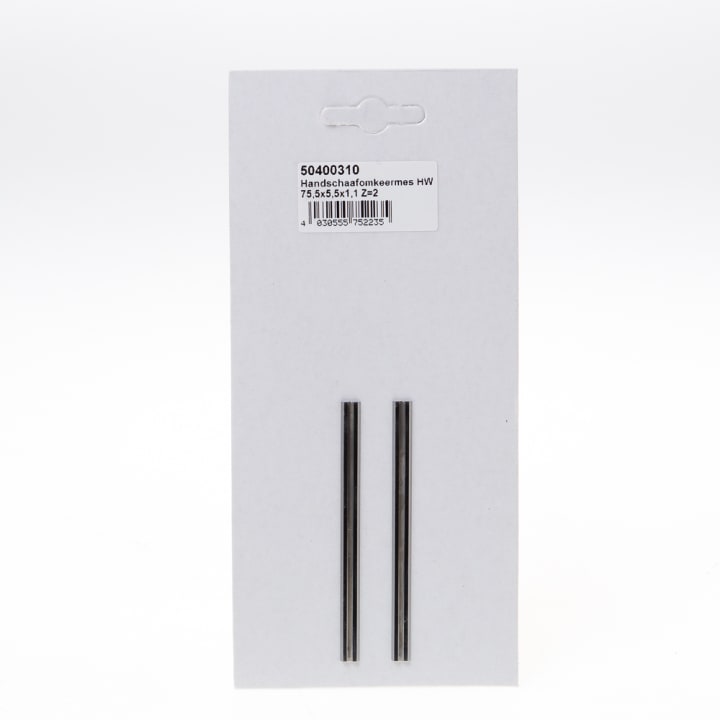 Wissel schaafbeitels 75.5 mm blister van 2 zaagjes
