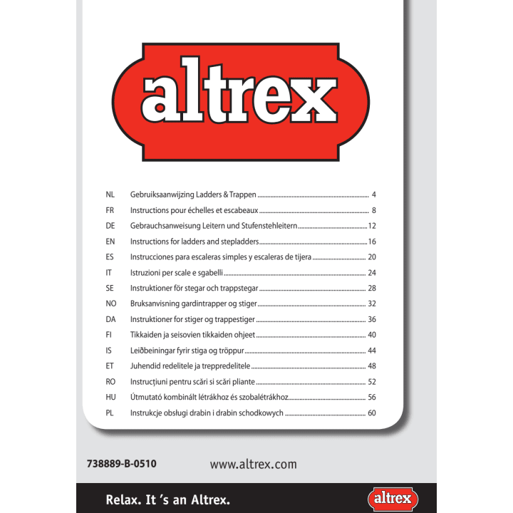 Altrex Trap Taurus 2x 2 tdo  gecoat (zonder beugel)