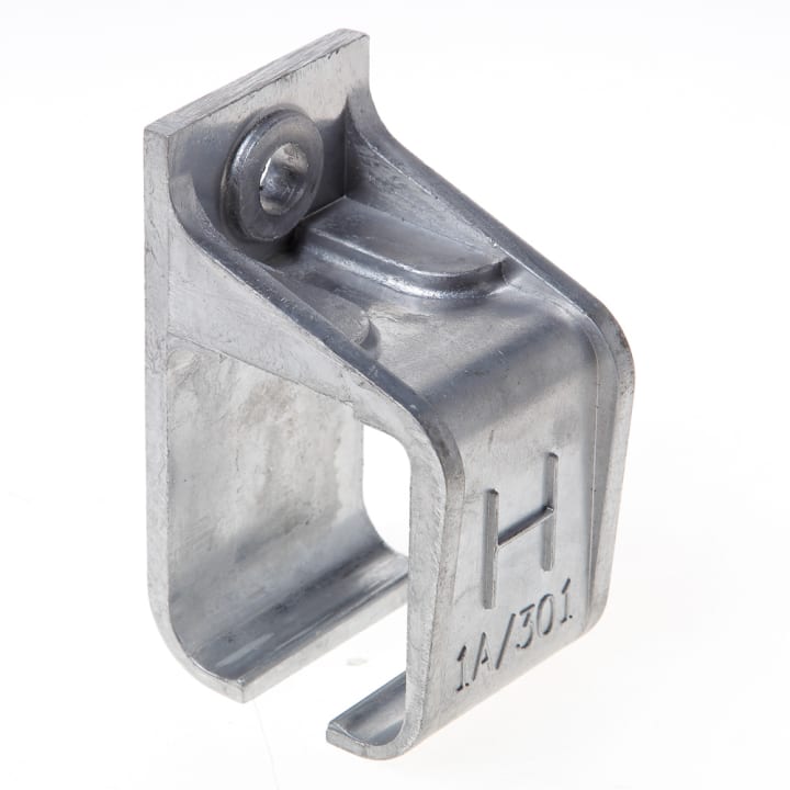 Henderson Raildrager,aluminium voor wandmontage, open model 1A/301