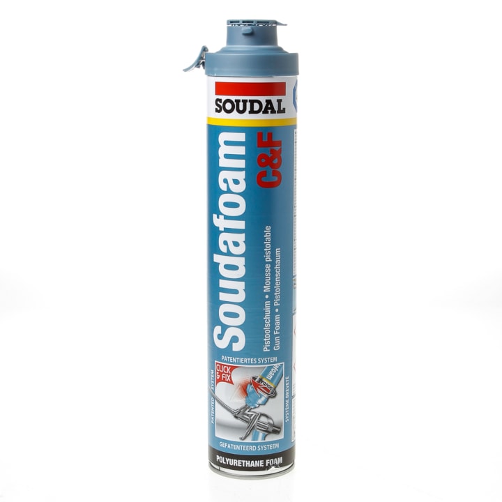 Soudal Foam pur Click & Fix 750ml