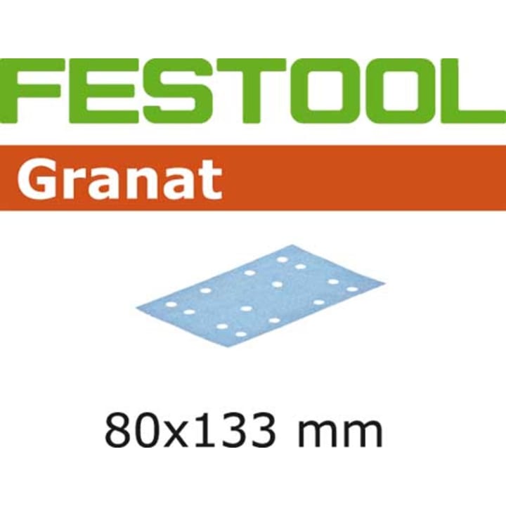 Festool Schuurstrook Granat 80 x 133mm P180 doos van 10 stroken