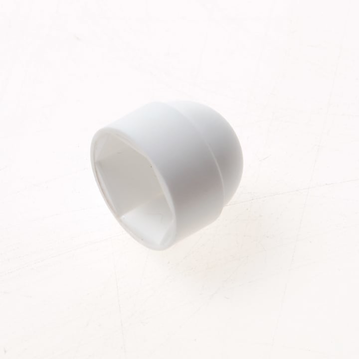 Dopmoerkap kunststof wit M10