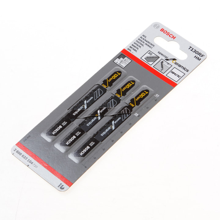 Decoupeerzaagblad T 130 RIFF blister van 3 zaagjes