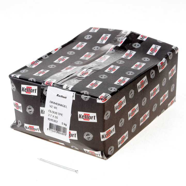 Draadnagel verloren kop gegalvaniseerd 2.7 x 55mm