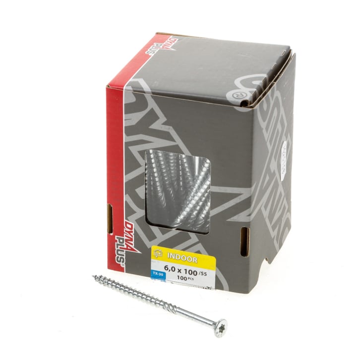 Dynaplus Constr.schroef Vz Pk +Snijpunt Tx-30 6.0X100/55