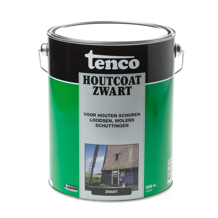 Tenco Houtcoat zwart 5 liter