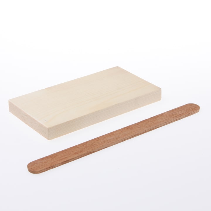 Nemef Voorplaat + klos hout 600 slotgat