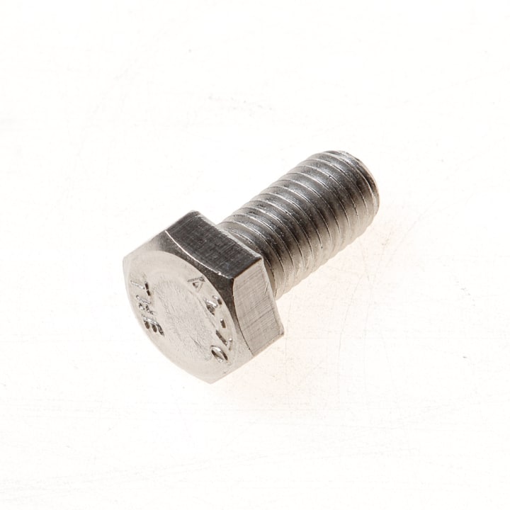 Zeskanttapbout RVS m12x25mm