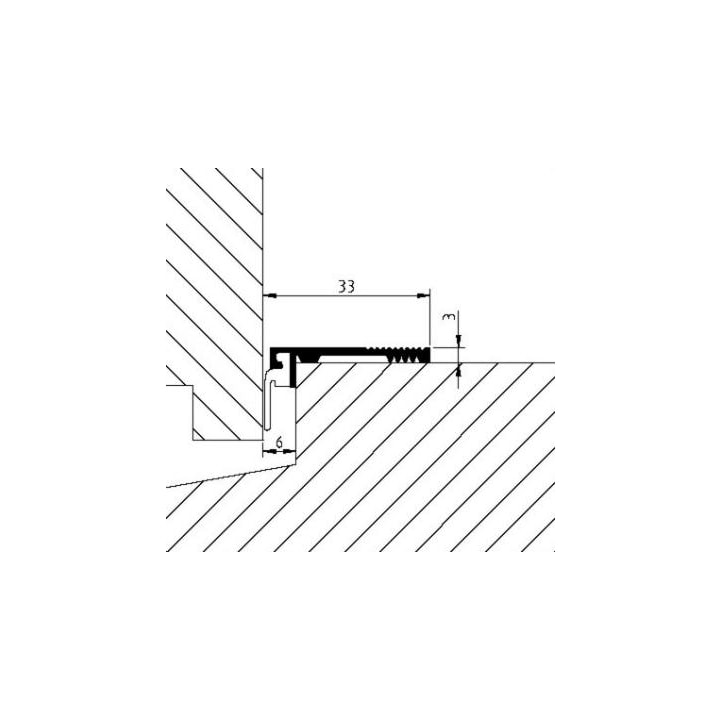 Luvema Tochtslijtstrip zelfklevend 32mm 826.AR.P